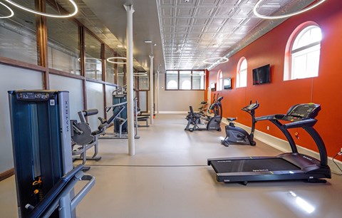 Modern Fitness Center at Upper Post Flats, Fort Snelling, 55111