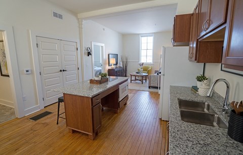 Model Apt Overview at Upper Post Flats, Fort Snelling Minnesota