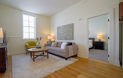 Model Living Room at Upper Post Flats, Fort Snelling Minnesota