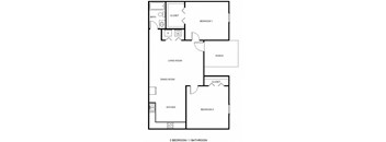 Valley Hill_2 Bedroom Floor Plan