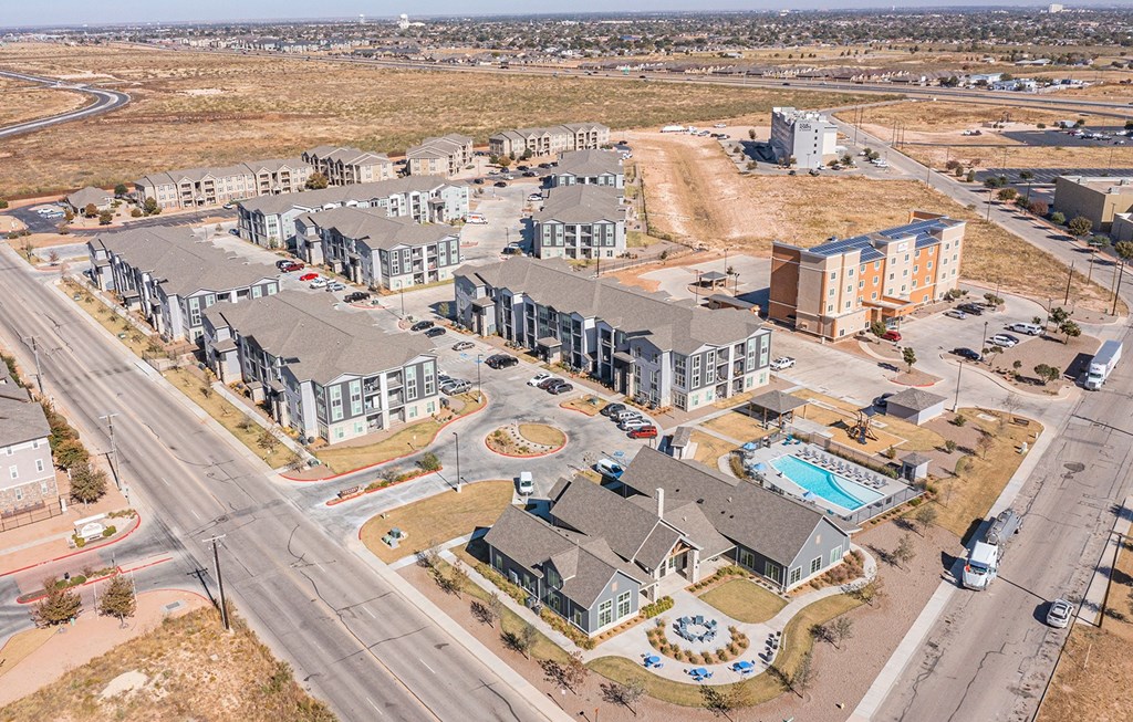 Aerial Community View at Ventura at Tradewinds, Midland, Texas