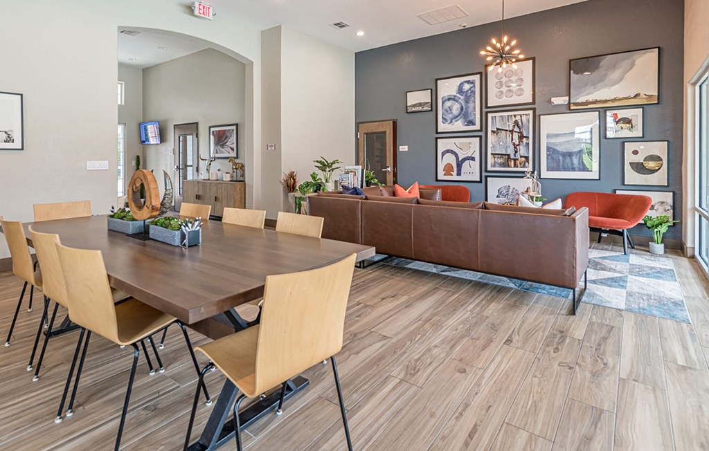 Community Room at Vermillion Apartments, Houston, TX 77021