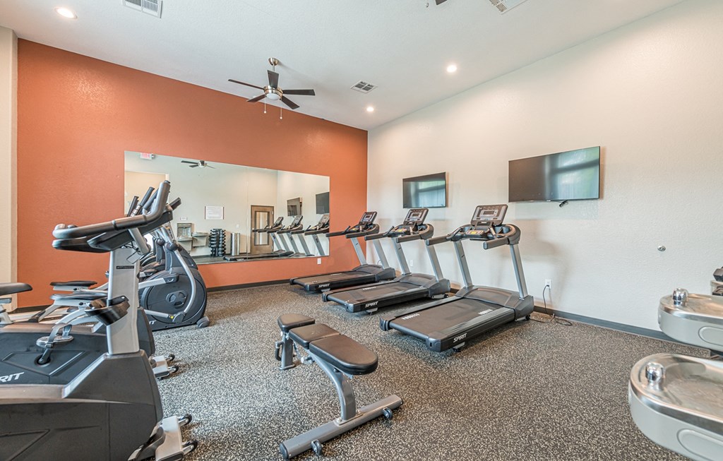 Fitness Center at Vermillion Apartments, Houston Texas