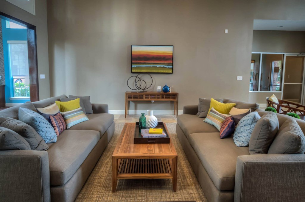 Community Room with couch at Canterbury Ridge, Canton, 77090