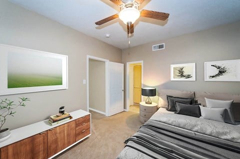 Bedroom at Villa Springs, Houston