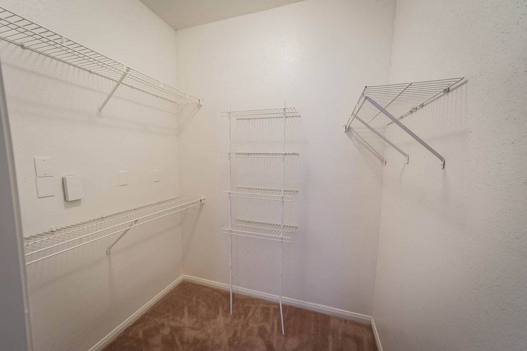Closet at Villa Springs, Houston, Texas