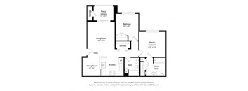Vinewood_2 Bedroom Floor Plan