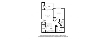 Wellington Ridge_1 Bedroom Floor Plan