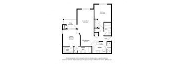 Wellington Ridge_2 Bedroom Floor Plan