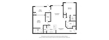 Wellington Ridge_2 Bedroom Floor Plan