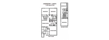 Westview Terrace_4 Bedroom Floor Plan