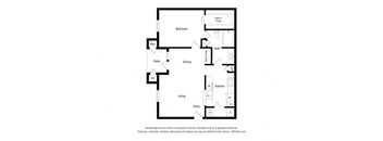 Dominium_Capitol Crossing_1 Bedroom Floor Plan at Woodway Square, Austin, TX