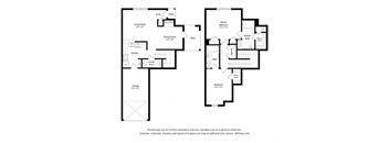 B5 Floor Plan at Woodway Village, Austin Texas