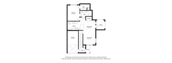Woodway Village_1 Bedroom Floor Plan