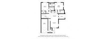 Woodway Village_2 Bedroom Floor Plan