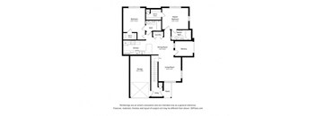 Woodway Village_2 Bedroom Floor Plan