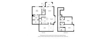C2 Floor Plan at Woodway Village, Texas, 78744