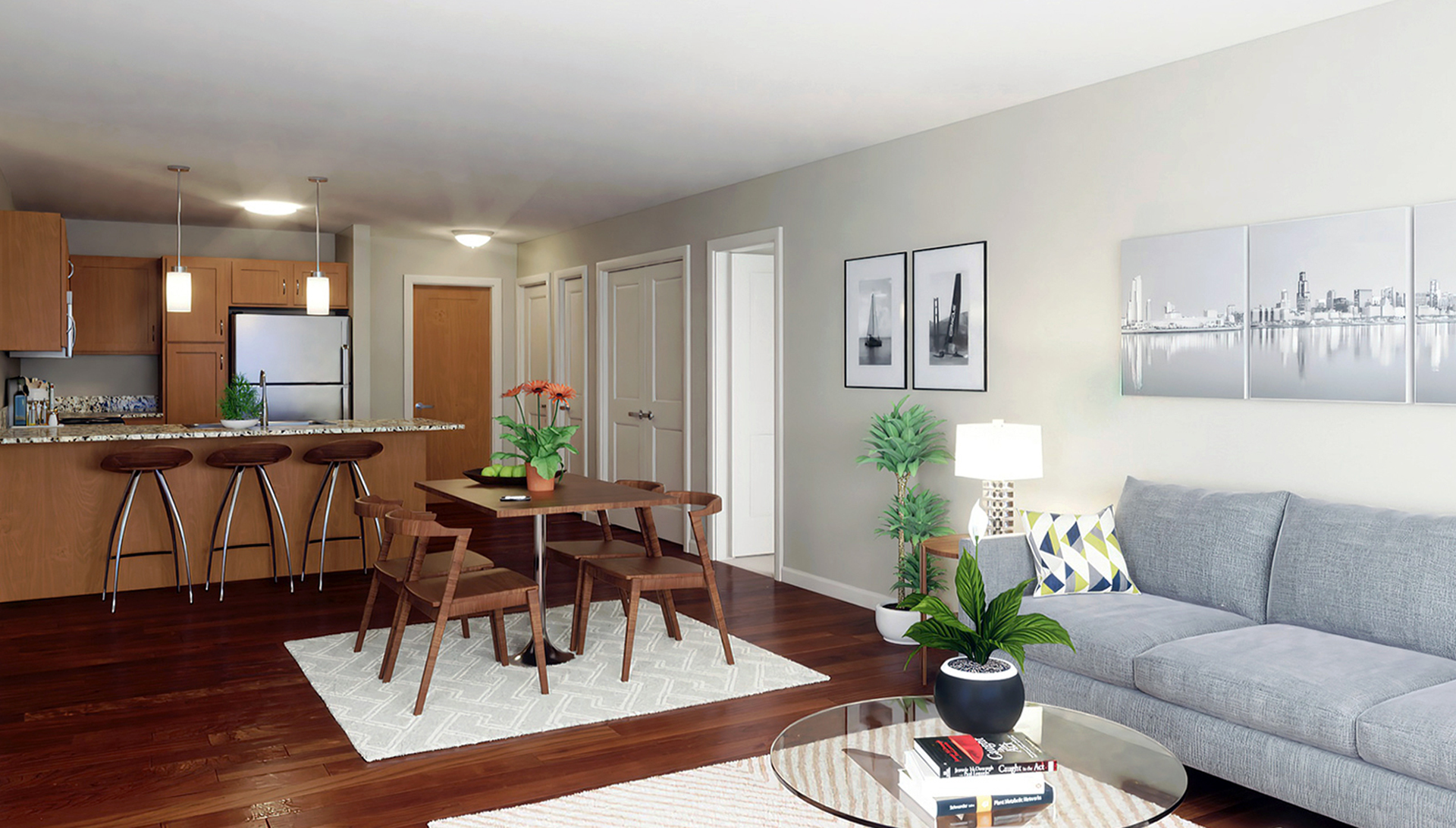 900 at Cleveland Park_Staged Model Apartment Overview