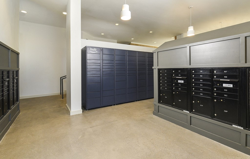 Amazon locker at 900 at Cleveland Park Apartments, Nashville, Tennessee