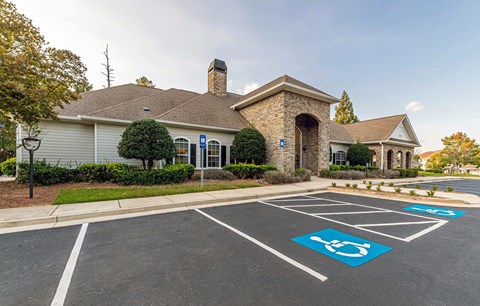 Clubhouse Exterior at Alexander at Stonecrest Apartments, Georgia