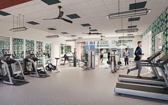Dominium_Aviara Flats_Fitness Center Rendering - Photo Gallery 5