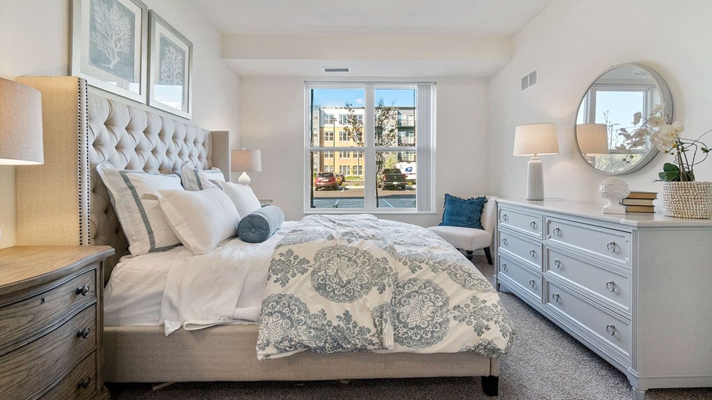 Dominium_Briar Park_Example Model Apartment Bedroom