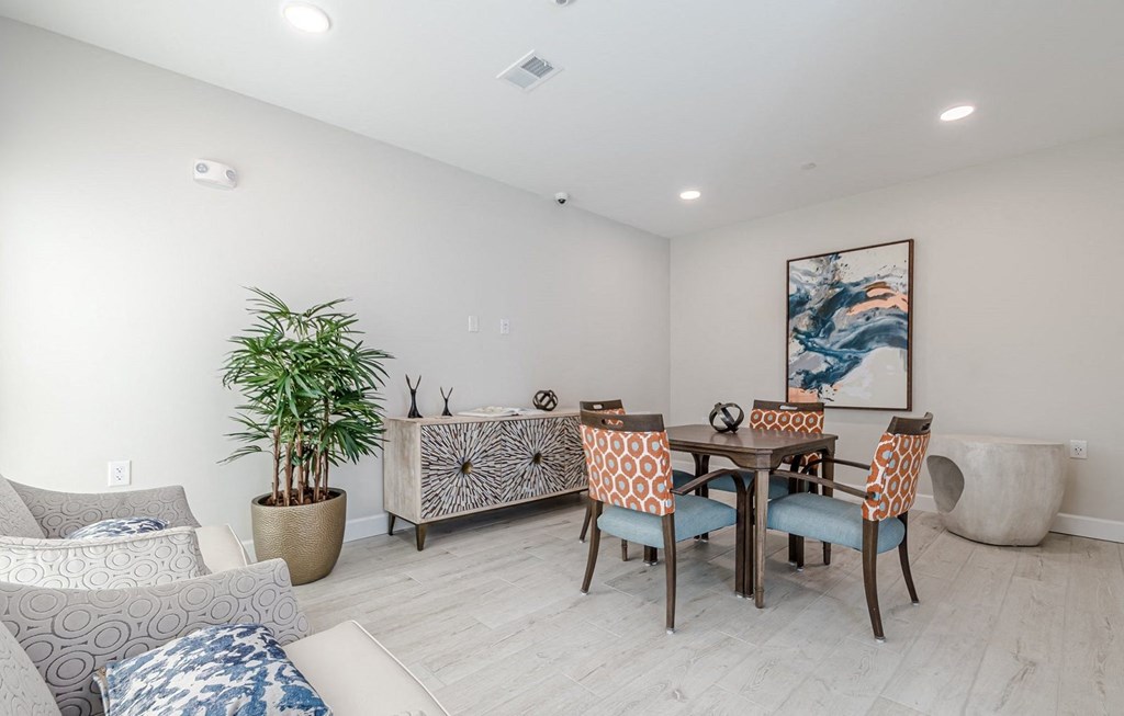 Dining Area Dining Area at Briar Park 55+ Apartments, Atlanta, GA 30331