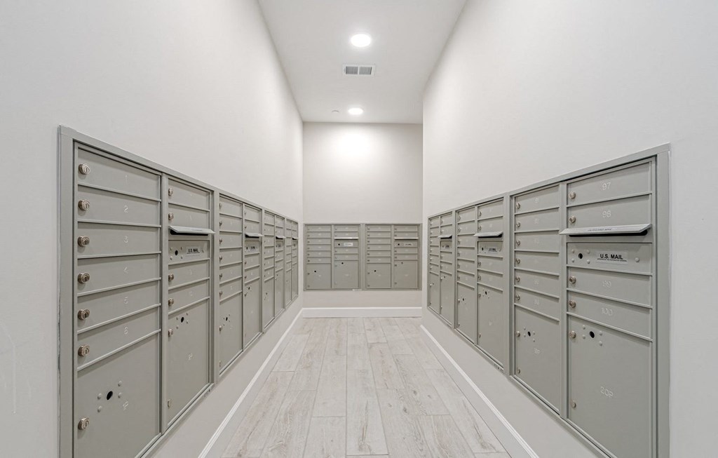 Mailroom at Briar Park 55+ Apartments, Atlanta, GA 30331