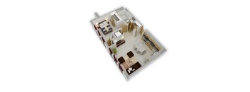 Buzza Lofts_1 Bedroom B Floor Plan