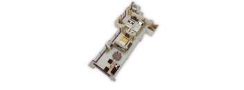 2 Bedroom C Floor Plan at Buzza Lofts of Uptown, Minneapolis