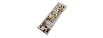 2 Bedroom D Floor Plan at Buzza Lofts of Uptown, Minneapolis, 55408