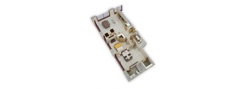 2 Bedroom G Floor Plan at Buzza Lofts of Uptown, Minnesota