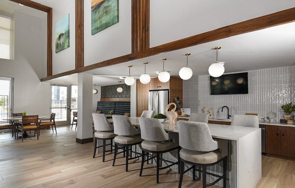 Clubhouse Kitchen at Casa Azure 55+ Apartments, Phoenix, AZ