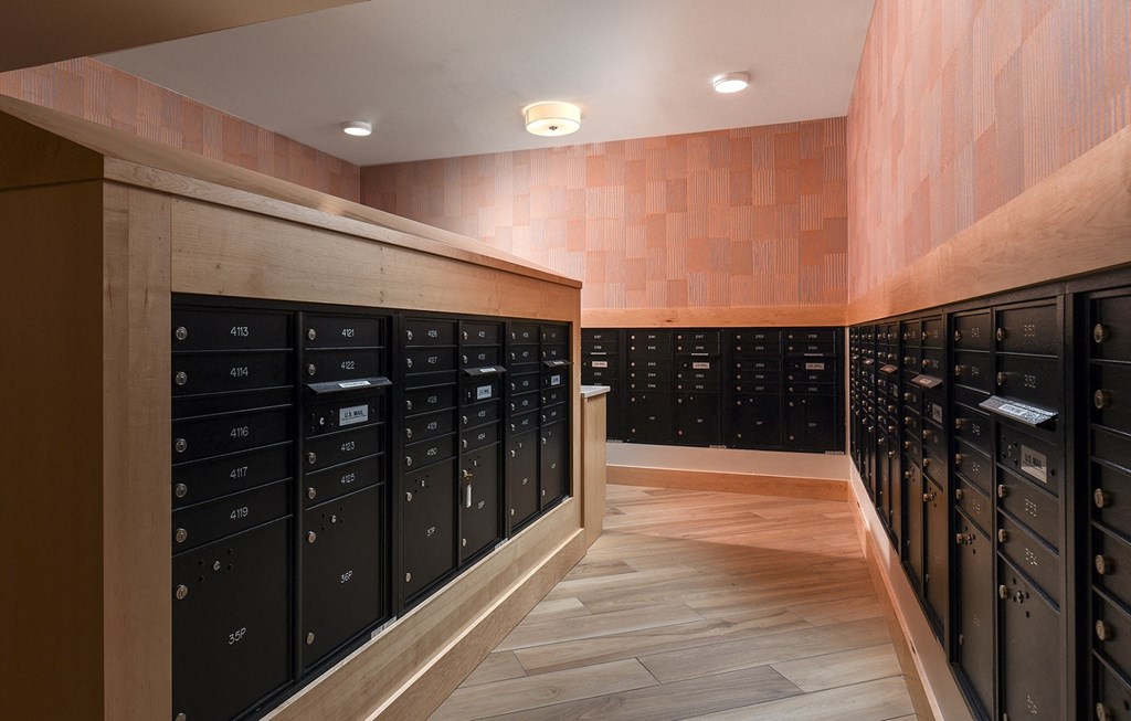 Mailroom at Casa Azure 55+ Apartments, Phoenix, AZ 85035