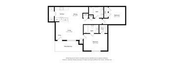 Chapel Ridge of Gallatin_2 Bedroom Floor Plan