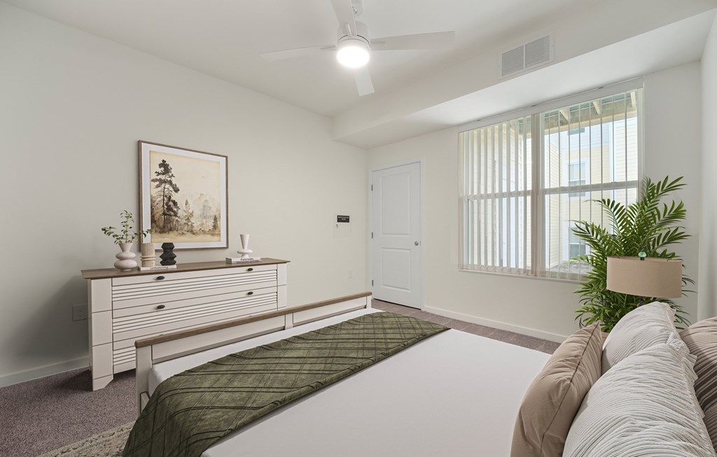 Bedroom at Creekridge on the Park Apartments, North Carolina