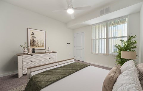 Bedroom at Creekridge on the Park Apartments, North Carolina