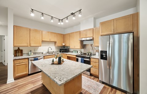 Kitchen at Creekridge on the Park Apartments, Charlotte, North Carolina