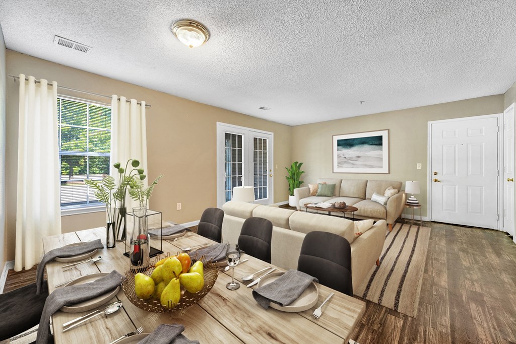 Living Dining Room at The Flats on Waters Edge, Hermitage Tennessee