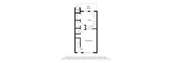 Dominium_Groves of Lawrenceville_2D Floor Plan_3 Bedroom Townhome (B) - Floor 1