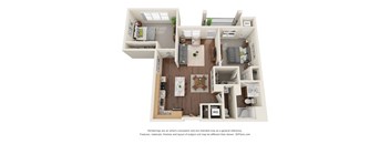 Two Bedroom G - 60%