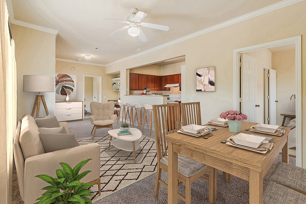 Dominium_Lakeside Pointe_Virtually Staged Apartment Home Overview