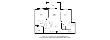 Dominium_Lakeside Pointe_2D_2 Bedroom-B2