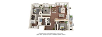 3 Bedroom - A Floor Plan at Legacy Commons at Signal Hills 55+ Apartments, Minnesota, 55118