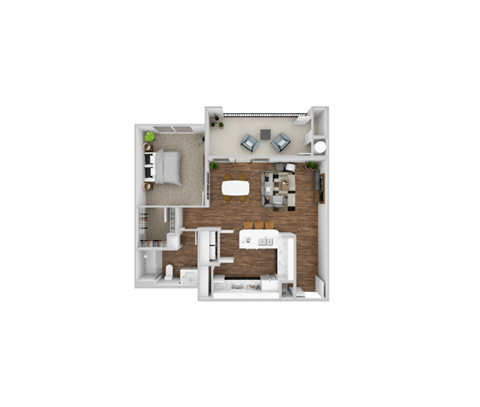 bedroom floor plan  the retreat at city center apartments