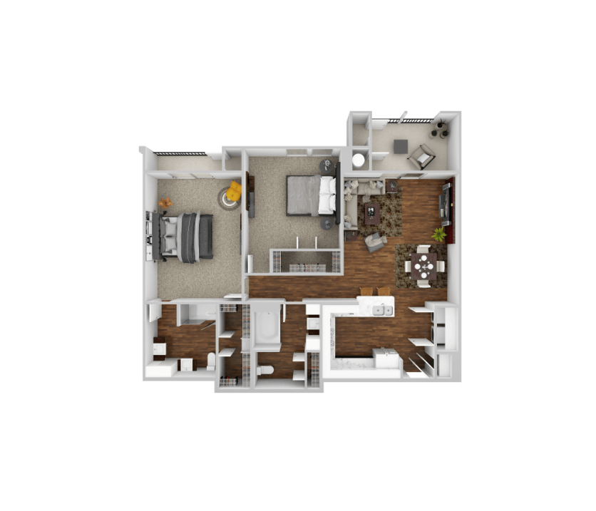 Dominium_MariposaClearCreek_2BR_Coltrane