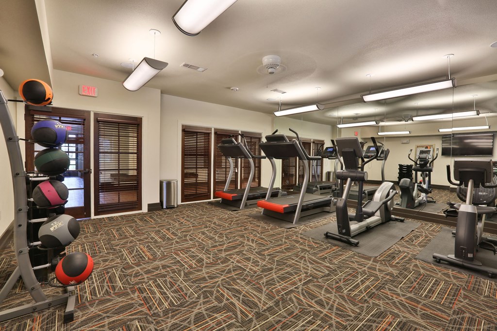 Fitness Center at Cedars of Elk Drive 55+ Apartments, Burleson Texas