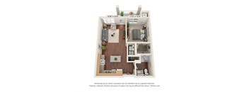 1 Bedroom - 1C (AV) at Oaks Landing 55+ Apartments, New Brighton, MN 55112