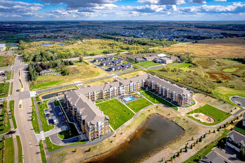 Aerial View at Orville Commons, Woodbury, MN 55129