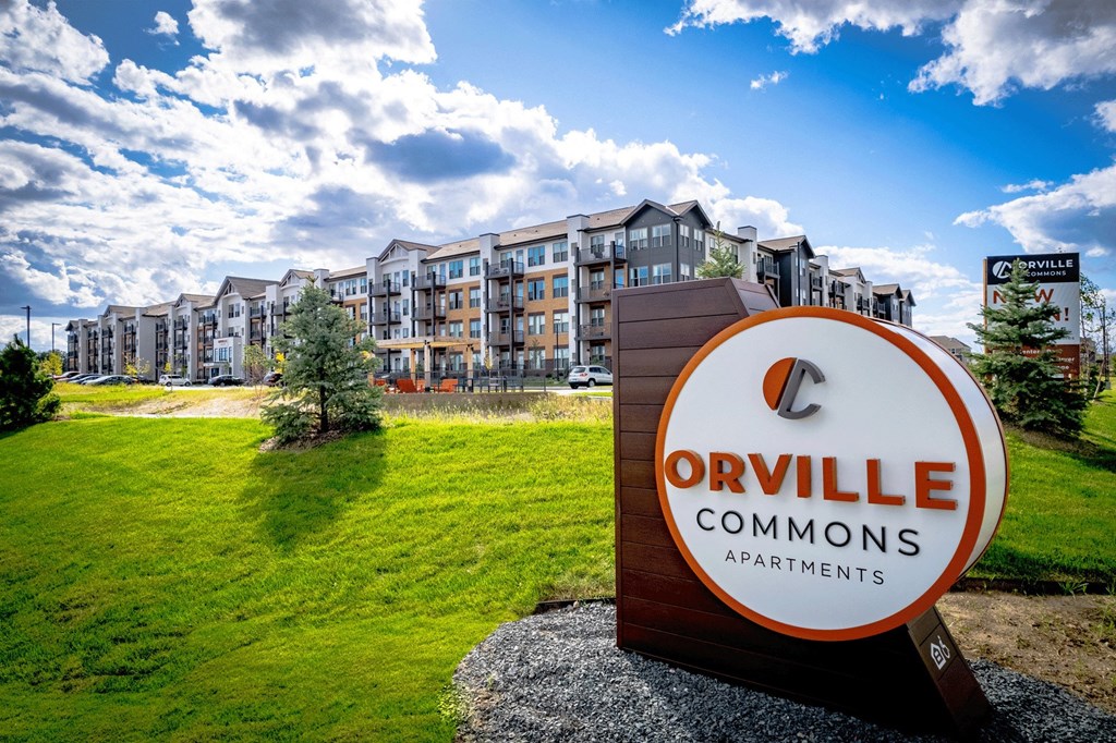 Property Signage at Orville Commons, Woodbury Minnesota